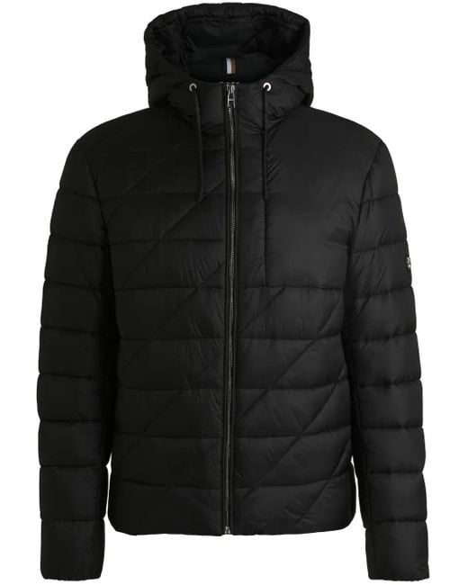 Boss Black Water-Repellent Padded Jacket for men