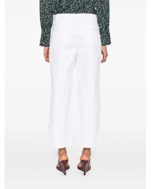 Marc O' Polo White Pocket Trousers