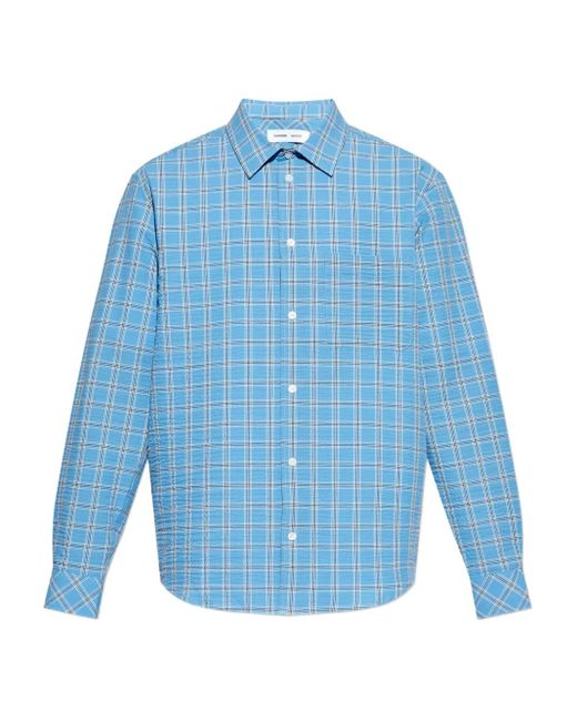 Chemise Sadamon Samsøe & Samsøe pour homme en coloris Blue