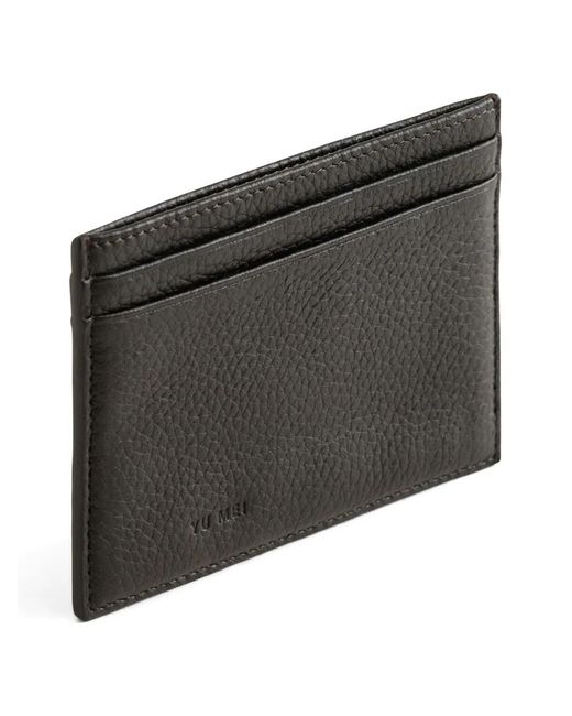 Yu Mei Black Youhan Leather Card Holder