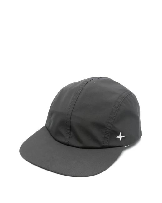 Cappello Da Baseball Con Ricamo di Stone Island in Gray da Uomo