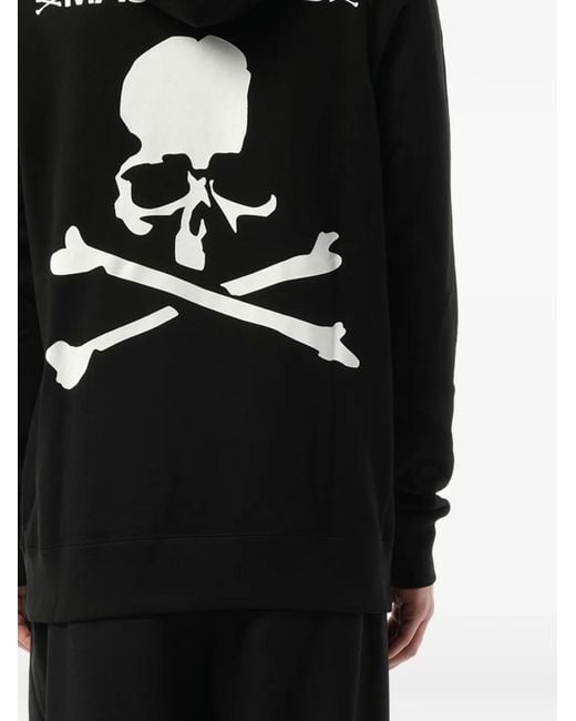 Mastermind Japan Black Logo-Print Drawstring Hoodie for men