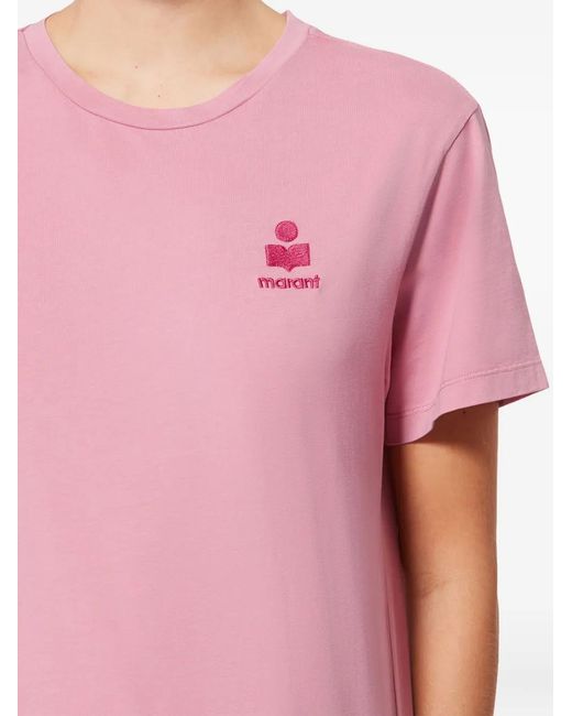 Isabel Marant Pink Aby Cotton T-Shirt