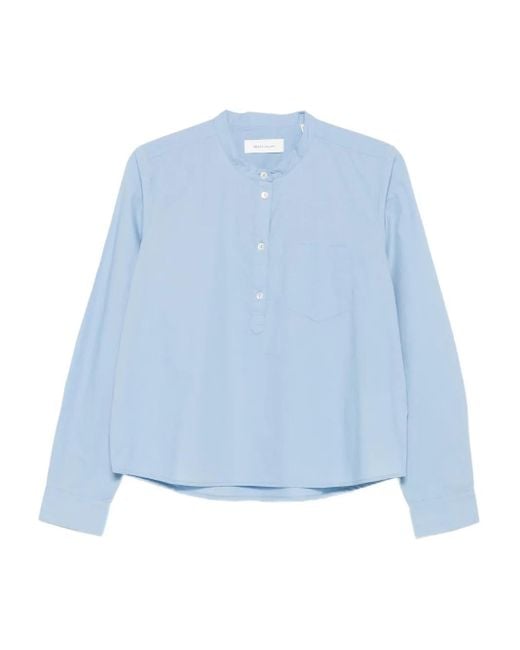 Camicia Con Taschino di Skall Studio in Blue
