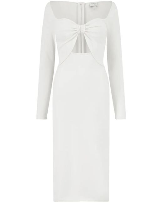 Giambattista Valli カットアウト ドレス White