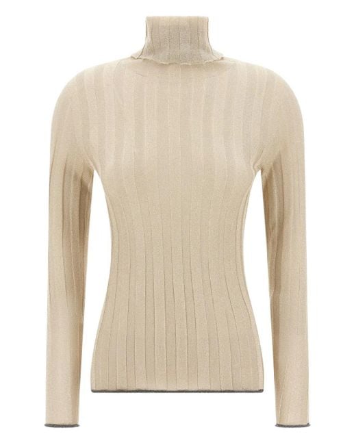Fabiana Filippi Natural Lurex Sweater
