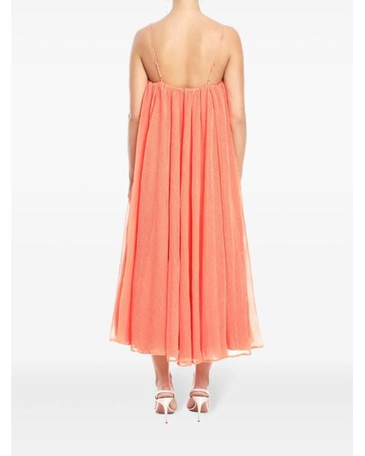 Aje. Pink Midikleid Im Layering-Look