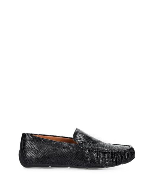 Vagabond White Mika Snake-Effect Loafers
