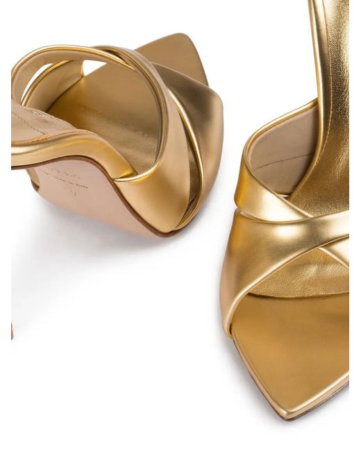 Le Silla Metallic Shirley Heeled Sandals