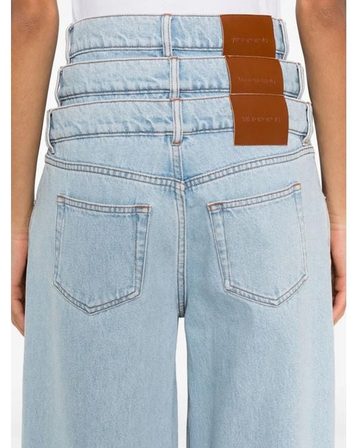 Vaqueros Con Triple Capa Viktor & Rolf de color Blue