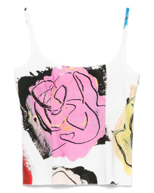 Marni プリント トップ Pink