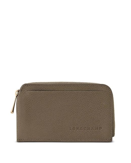 Longchamp Brown The Foulonné Zip-Around Wallet