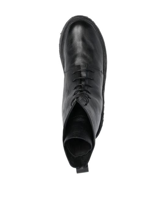 Moma Black Stiefeletten Mit Schnürung 35Mm