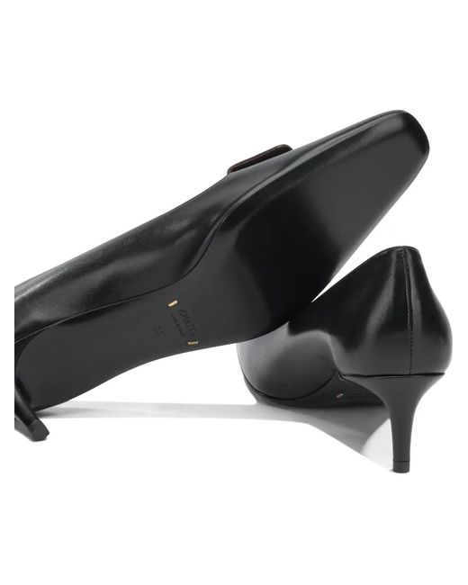 Khaite Black Celia Pocket Pumps