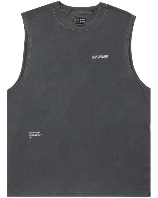 Izzue Trägershirt mit Logo-Print in Gray für Herren
