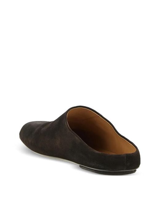 Marsèll Black Passo Square-Toe Mules for men