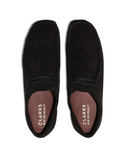 Stivali Wallabee di Clarks in Black da Uomo