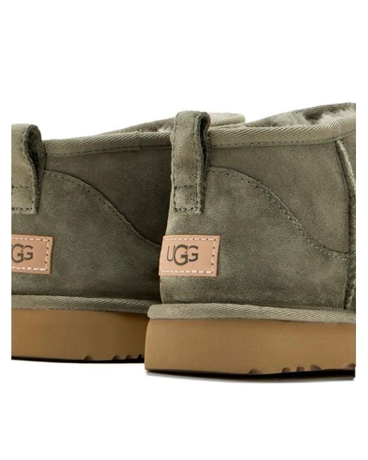 Ugg Green Ultra Mini Booties