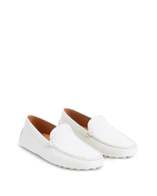 Tod's White Loafers By