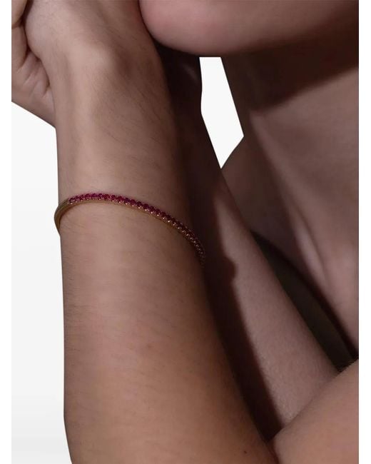 Kwiat White Stackable Ruby Bangle Bracelet