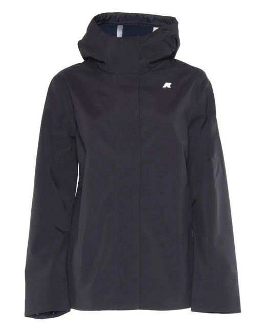 K-Way Blue Madalina Bonded Hooded Parka