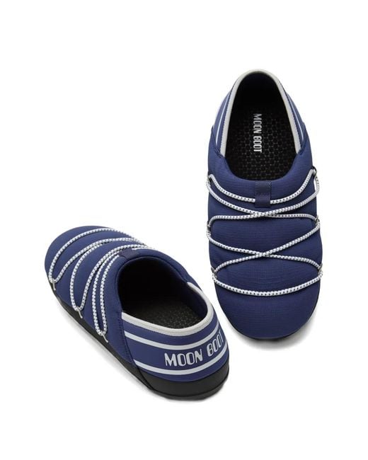 Moon Boot Blue Icon Slippers