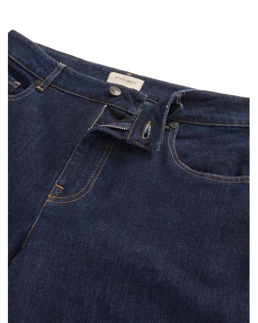 Woolrich Blue 5 Pockets Regular Jeans