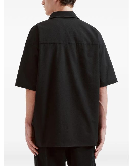 Izzue Blue Flap-Pocket Short -Leeve Shirt for men
