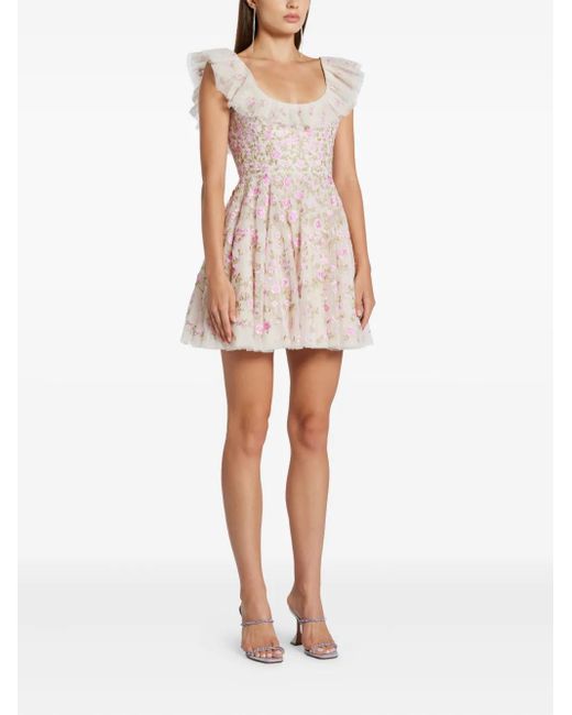 Needle & Thread Natural Lea Dress