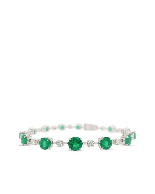 HYT Jewelry Green 18Kt Tennis Emerald Bracelet