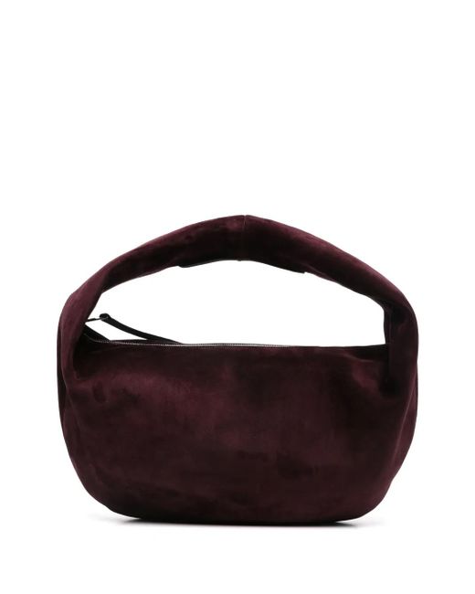 Khaite Brown Suede Olivia Tote Bag