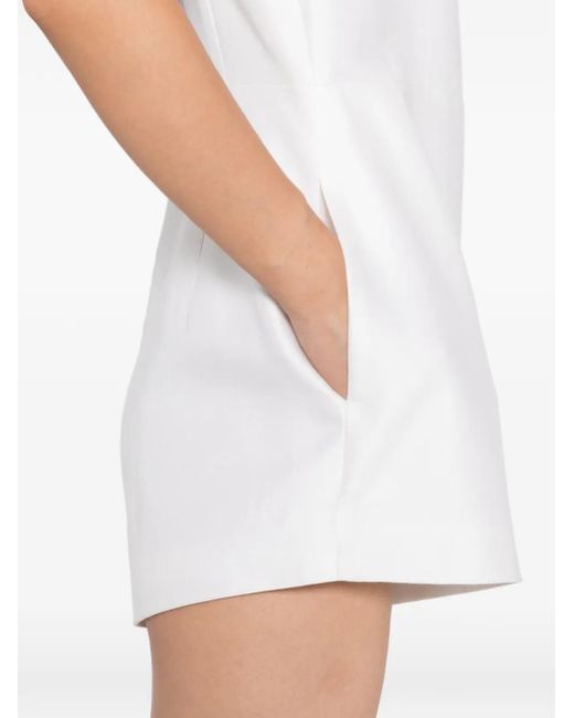 Macgraw White Joan Playsuit