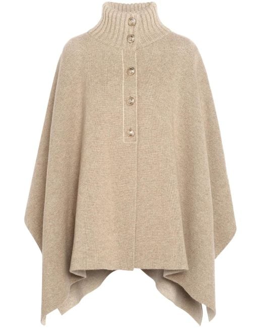 Barrie Natural Cashmere Cape