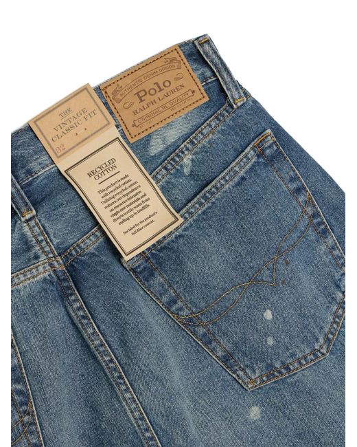 Polo Ralph Lauren Blue Five-Pockets Denim Shorts for men