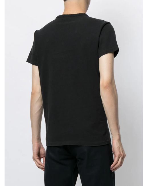 RRL Black Pocket-Detail Cotton T-Shirt for men