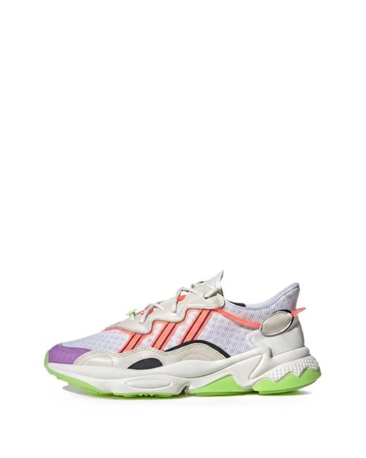 Adidas White Ozweego Sneakers for men