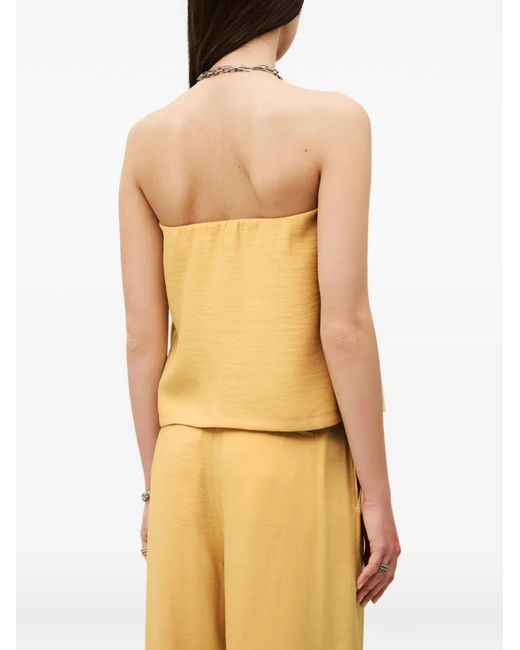 Ba&sh Deborah Strapless Top in het Natural