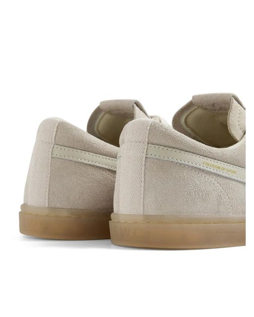 Stepney Workers Club White Surma S-Strike Suede Sneakers for men