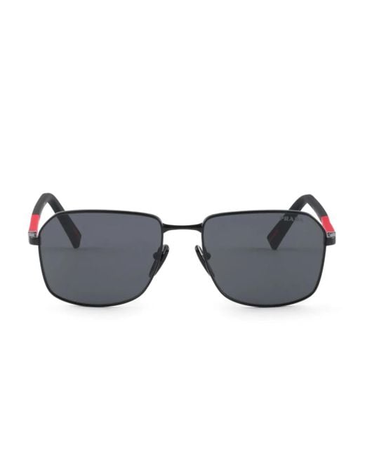 Prada Sonnenbrille Mit Eckigem Gestell in Blue für Herren