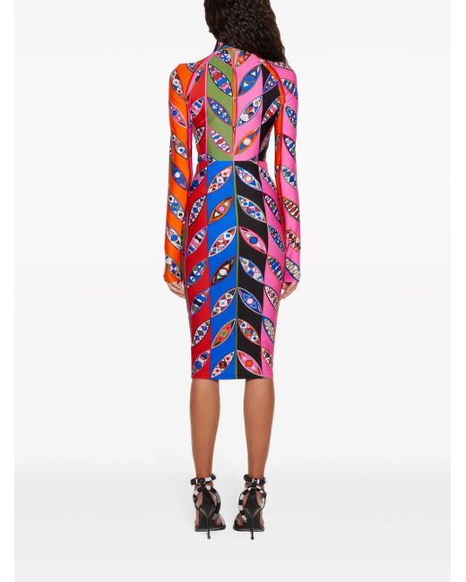 Emilio Pucci Girandole プリント ハイネックトップ White
