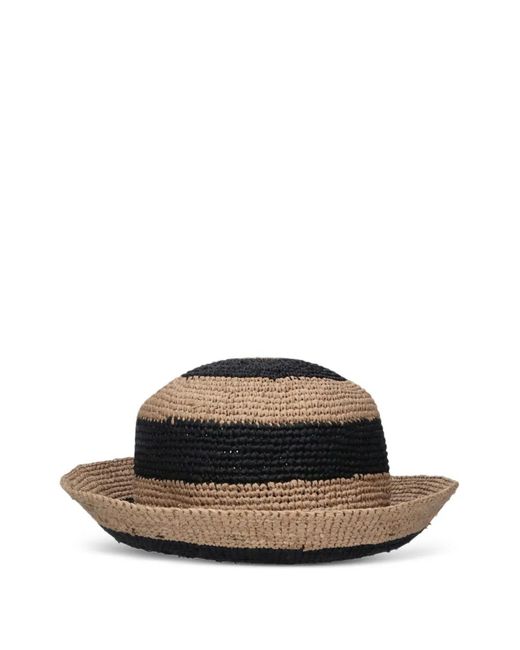 Paul Smith Black Striped Hat for men