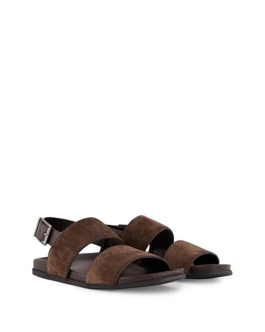 Manolo Blahnik Brown Golby Sandals for men