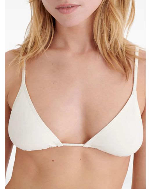 Eres Triangel Bikinitop in het White