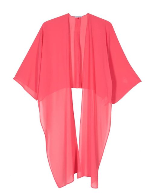 Blusa traslúcida con pañuelo Patrizia Pepe de color Pink