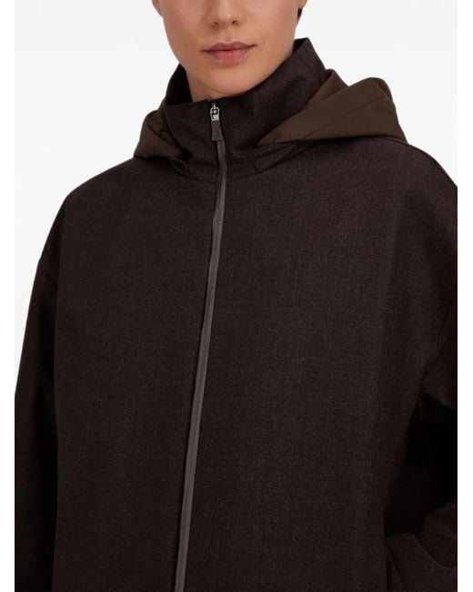 Chaqueta Con Capucha Herno de color Black