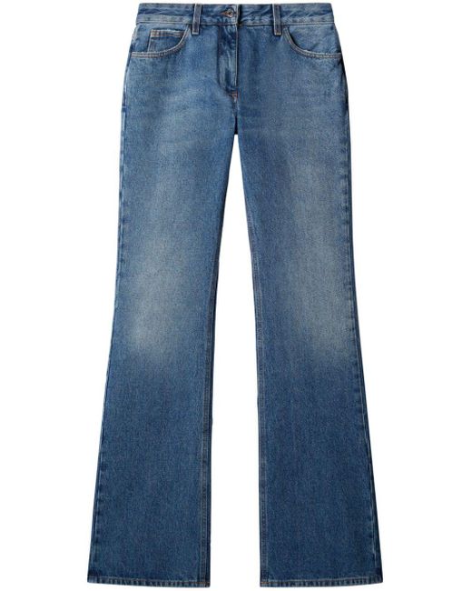 Off-White c/o Virgil Abloh Blue Ausgestellte Jeans