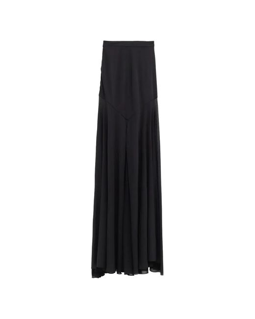 Atlein Black Flared Skirt