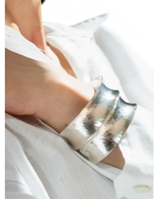 Dower & Hall Metallic Nomad Double Concave Cuff