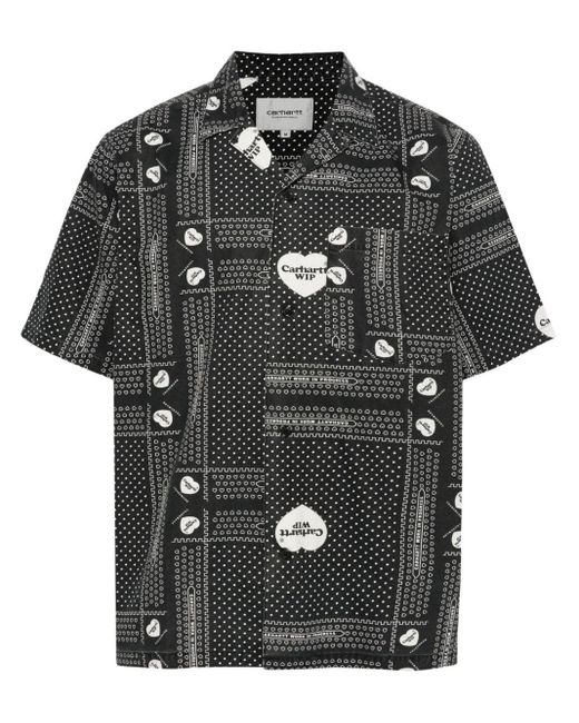Carhartt Black Heart Bandana Cotton T-shirt for men