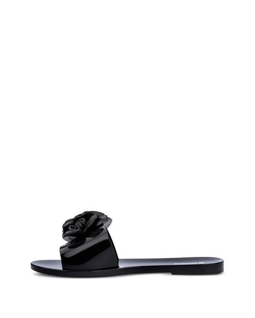 Melissa Black Babe Petals Sandals